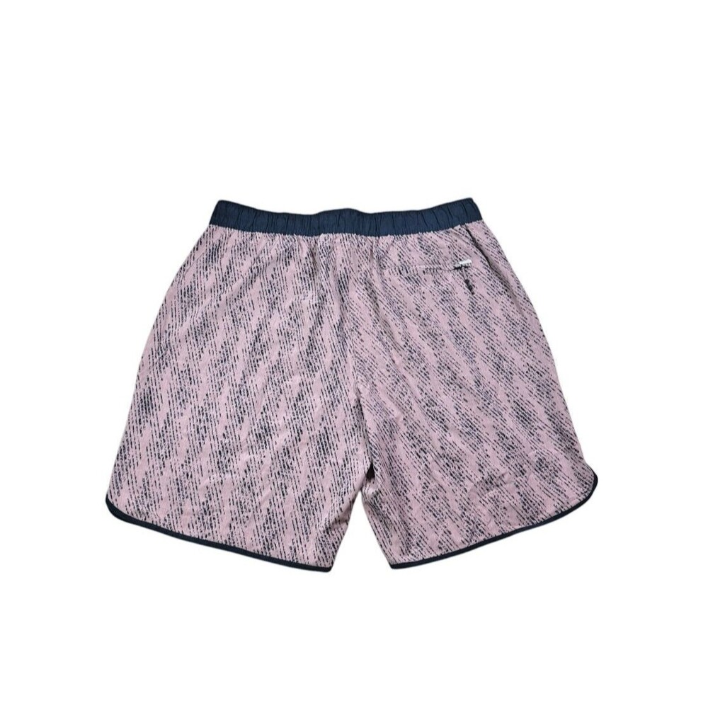 7 Diamonds Core Active Shorts Mens Size XL Pink Athleisure Drawstrings 8" Trunks - Picture 4 of 9